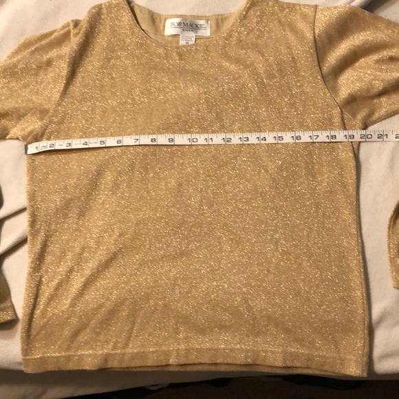 Gold Bob Mackie top - Picture 5 of 5